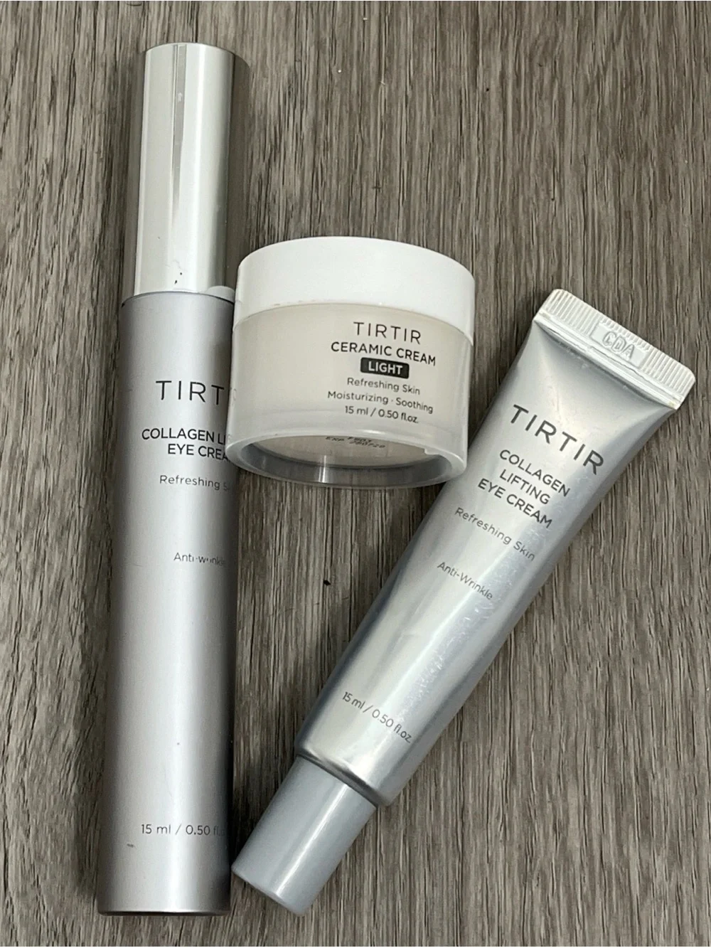 TIRTIR ultimate hydration lifting set ceramic cream and collagen lift eye cream